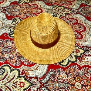 NWT Straw Gigi Pop Festival Hat